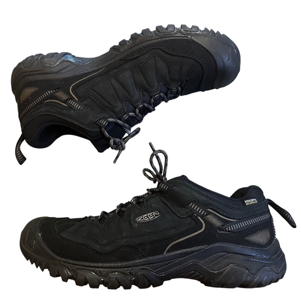 Keen Black Targhee III Waterproof Hiking Shoes Men's 12 - Picture 2 of 6